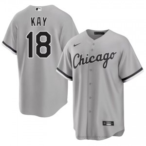 Exclusive Anthony Kay #18 CWS Men Baseball Jersey | Grey South Side Pride Edition 301K0259