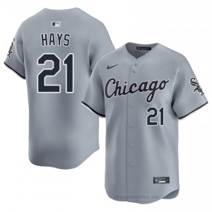 Exclusive Austin Hays #21 CWS Men Baseball Jersey | Gray South Side Pride Edition 75Ht3w35