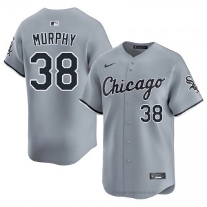 Chris Murphy #38 Chicago White Sox Baseball Jersey | Exclusive Men Gray Stitch Edition 7678W638