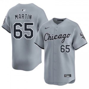 ChiSox Davis Martin #65 Gray Men Baseball Jersey | 2026 Season Gameday 16BJ8511