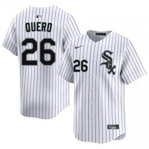 #26 Edgar Quero Limited Men Baseball Jersey | CWS White Sox White Fan Gear k2530q19