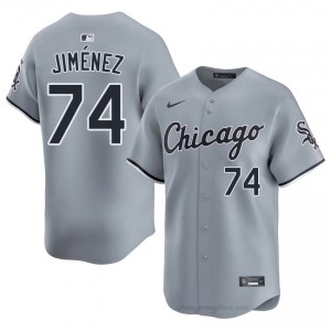 Premium Eloy Jimenez #74 CWS Men Baseball Jersey | Gray South Side Pride Edition cW33f877