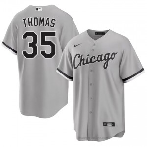 Frank Thomas #35 Chicago White Sox Baseball Jersey | Replica Men Grey Stitch Edition DA1j0789