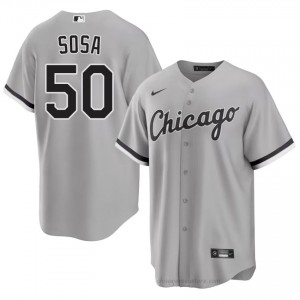 Lenyn Sosa #50 Chicago White Sox Baseball Jersey | Exclusive Men Grey Stitch Edition Qn7H3822