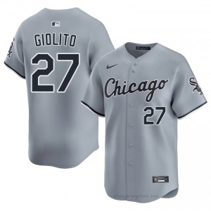 Lucas Giolito #27 Chicago White Sox Baseball Jersey | Exclusive Men Gray Stitch Edition EknQ5489