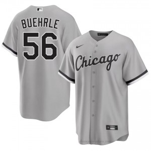 Game Mark Buehrle #56 CWS Men Baseball Jersey | Grey South Side Pride Edition vfPvR612