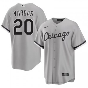 #20 Miguel Vargas Pro-Grade Men Baseball Jersey | CWS White Sox Grey Fan Gear 8A11SV10