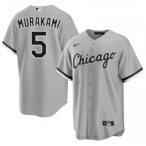 ChiSox Munetaka Murakami #5 Grey Men Baseball Jersey | 2026 Season Gameday 5Kt1oV17