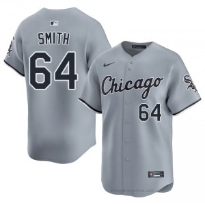 ChiSox Shane Smith #64 Gray Men Baseball Jersey | 2026 Season Classic WKUo7899
