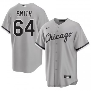 Shane Smith #64 Chicago White Sox Baseball Jersey | Authentic Men Grey Stitch Edition W3d8j729