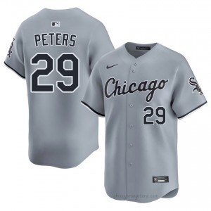 #29 Tristan Peters Classic Men Baseball Jersey | CWS White Sox Gray Fan Gear 2Xyt1w83