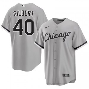 Tyler Gilbert #40 Chicago White Sox Baseball Jersey | Player Men Grey Stitch Edition Tkx1mK50