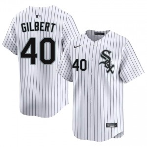 Game Tyler Gilbert #40 CWS Men Baseball Jersey | White South Side Pride Edition 42utpC79