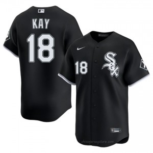 ChiSox Anthony Kay #18 Black Men Baseball Jersey | 2026 Season Gameday R6wg2584