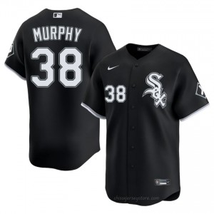 Premium Chris Murphy #38 CWS Men Baseball Jersey | Black South Side Pride Edition 28306360