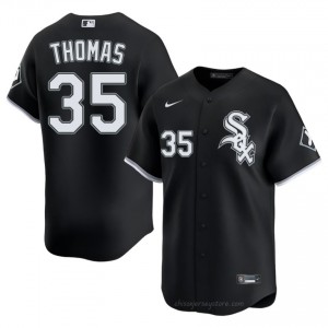 #35 Frank Thomas Limited Men Baseball Jersey | CWS White Sox Black Fan Gear 760Ws782