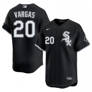 Exclusive Miguel Vargas #20 CWS Men Baseball Jersey | Black South Side Pride Edition J1q74266