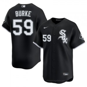 Replica Sean Burke #59 White Sox Men Baseball Jersey | Black South Side Pride Edition e700d875