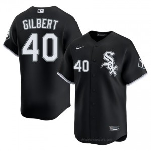 #40 Tyler Gilbert MLB Men Baseball Jersey | CWS White Sox Black Fan Gear 644n5433