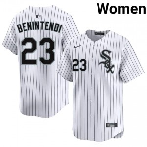 ChiSox Andrew Benintendi #23 White Women Baseball Jersey | 2026 Season Genuine 36w2u414