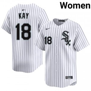 ChiSox Anthony Kay #18 White Women Baseball Jersey | 2026 Season Classic 318s6025