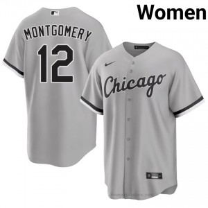 #12 Colson Montgomery Classic Women Baseball Jersey | CWS White Sox Grey Fan Gear 1Og1oi46