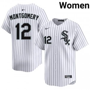 ChiSox Colson Montgomery #12 White Women Baseball Jersey | 2026 Season Pro-Grade 8h8v7130