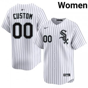 Custom #00 Chicago White Sox Baseball Jersey | Game Women White Stitch Edition qnw52471