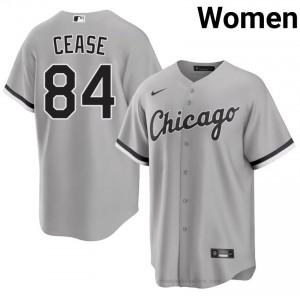 ChiSox Dylan Cease #84 Grey Women Baseball Jersey | 2026 Season Limited i3703296