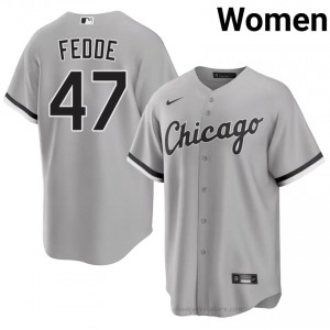 Premium Erick Fedde #47 CWS Women Baseball Jersey | Grey South Side Pride Edition 404CH173