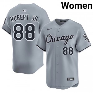 #88 Luis Robert Jr. Classic Women Baseball Jersey | CWS White Sox Gray Fan Gear vjnmd525