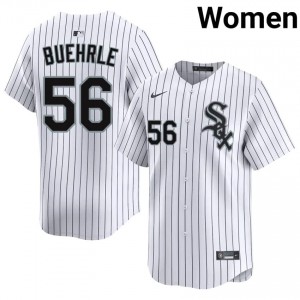 ChiSox Mark Buehrle #56 White Women Baseball Jersey | 2026 Season Gameday 0888al15