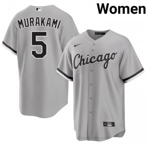 Durable Munetaka Murakami #5 CWS Women Baseball Jersey | Grey South Side Pride Edition es44LE42
