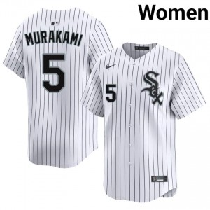Munetaka Murakami #5 Chicago White Sox Baseball Jersey | Premium Women White Stitch Edition L8Vu0820