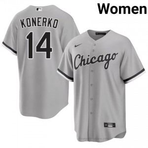 Paul Konerko #14 Chicago White Sox Baseball Jersey | Exclusive Women Grey Stitched Edition 220rhv26