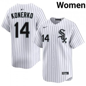 Iconic Paul Konerko #14 CWS Women Baseball Jersey | White South Side Pride Edition 1b12d622