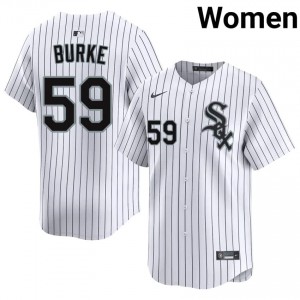 Iconic Sean Burke #59 CWS Women Baseball Jersey | White South Side Pride Edition e03q2d63