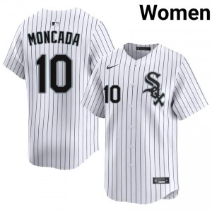 ChiSox Yoan Moncada #10 White Women Baseball Jersey | 2026 Season Limited gCA1U253