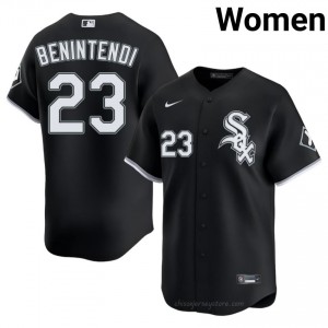 Authentic Andrew Benintendi #23 CWS Women Baseball Jersey | Black South Side Pride Edition 8Cr12459