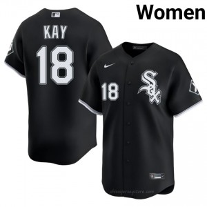 Durable Anthony Kay #18 CWS Women Baseball Jersey | Black South Side Pride Edition 5cS12867