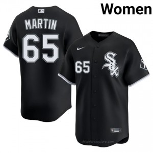 Davis Martin #65 Chicago White Sox Baseball Jersey | Authentic Women Black Embroidery Edition SnwvT571