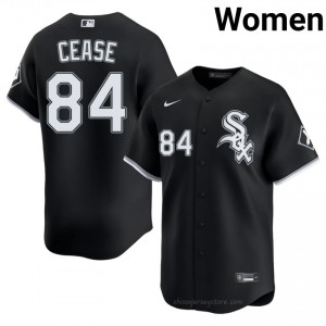 Dylan Cease #84 Chicago White Sox Baseball Jersey | Authentic Women Black Embroidery Edition 7862D530
