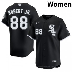 ChiSox Luis Robert Jr. #88 Black Women Baseball Jersey | 2026 Season Genuine r8880356