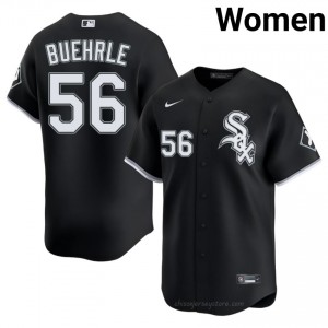 Exclusive Mark Buehrle #56 CWS Women Baseball Jersey | Black South Side Pride Edition 2XF3r760