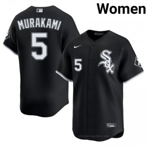 ChiSox Munetaka Murakami #5 Black Women Baseball Jersey | 2026 Season Classic w7P3R680