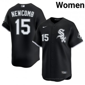 Replica Sean Newcomb #15 CWS Women Baseball Jersey | Black South Side Pride Edition 61d3a317