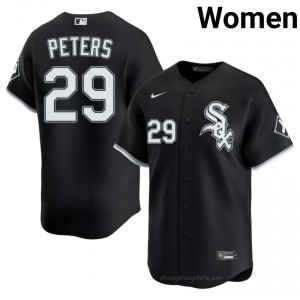 Game Tristan Peters #29 CWS Women Baseball Jersey | Black South Side Pride Edition HUfG2i23