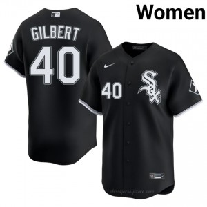 Tyler Gilbert #40 Chicago White Sox Baseball Jersey | Premium Women Black Embroidery Edition CgkssM42