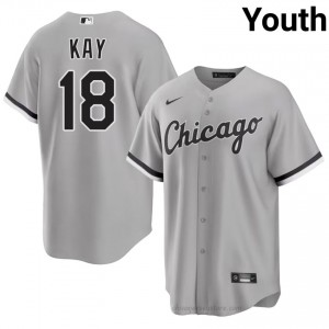 Anthony Kay #18 Chicago White Sox Baseball Jersey | Game Youth Grey Embroidery Edition l6116u81
