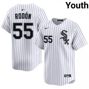 Carlos Rodon #55 Chicago White Sox Baseball Jersey | Durable Youth White Stitched Edition E4yN2749
